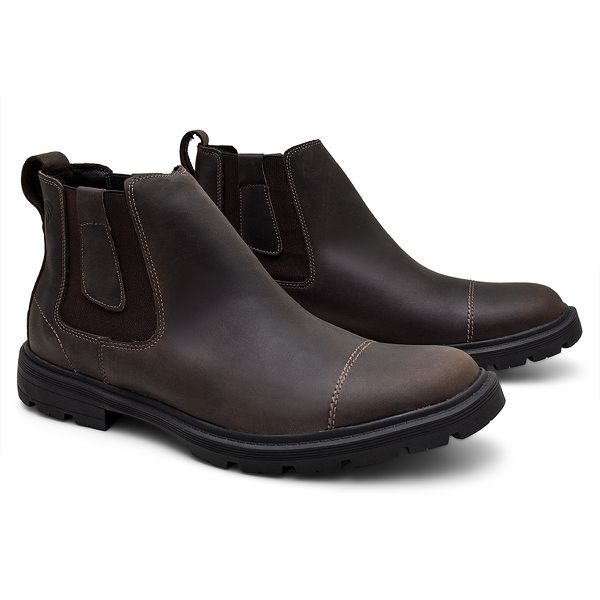 Botina Masculina Lippizzano Mustang Café
