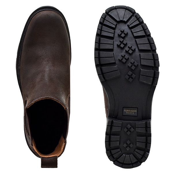 Botina Masculina Konik Vintage Café