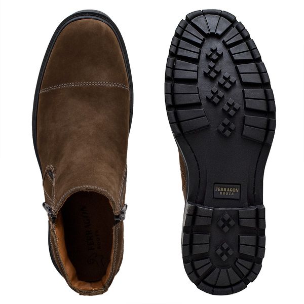 Bota Masculina Ardennes Nobuck Café