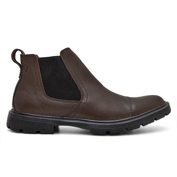 Botina Masculina Frísio Floater Café