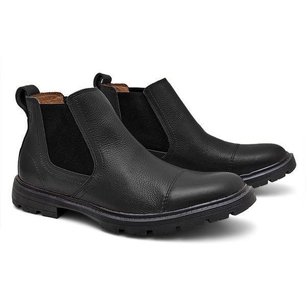 Botina Masculina Frísio Floater Preto