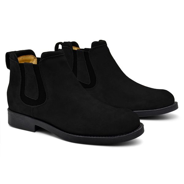 Botina Feminina Pampa Nobuck Preto