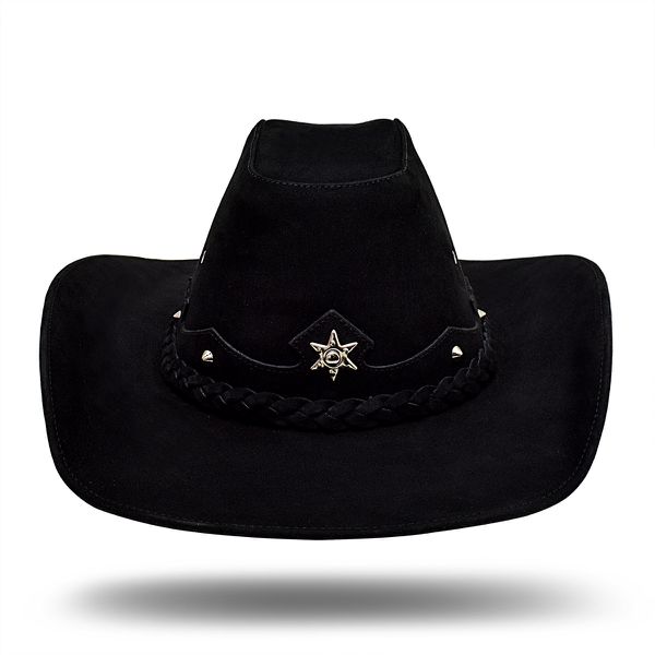 Chapéu Lacaune Nobuck Preto