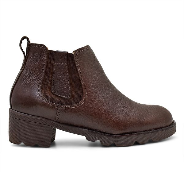 Botina Feminina Curly Floater Café