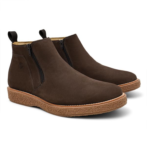 Bota Masculina Devon Nobuck Café