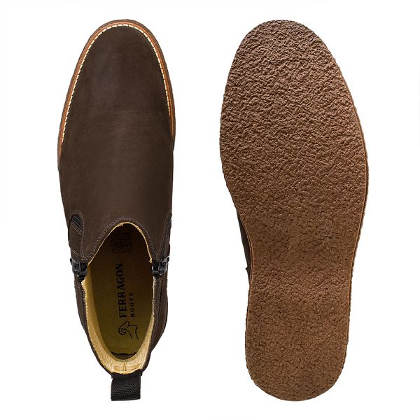 Bota Masculina Devon Nobuck Café