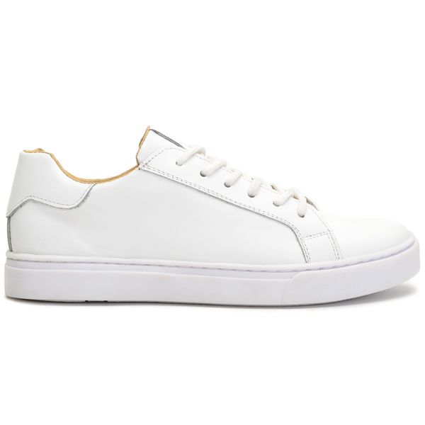 Tênis Branco Tenis Casual Feminino De Couro Tênis Feminino
