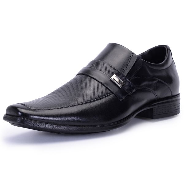 Sapato Social Masculino Ferrile Sport em Couro Preto
