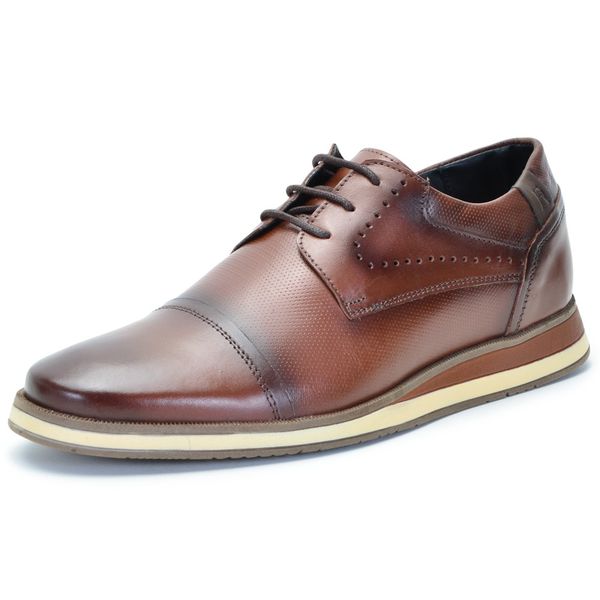 Sapato social marrom bico redondo top