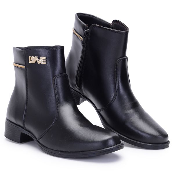 Bota Feminina Coturno Feminino Sola Tratorada Feminina Direto da Fabrica 6211