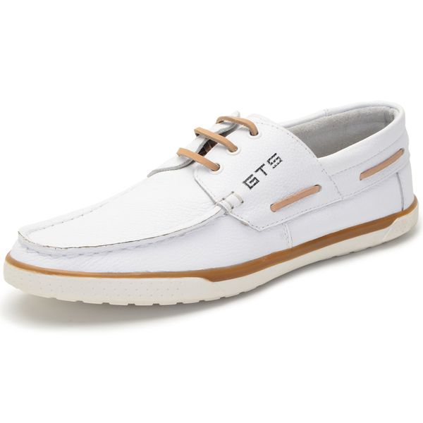 MOCASSIM COURO BRANCO