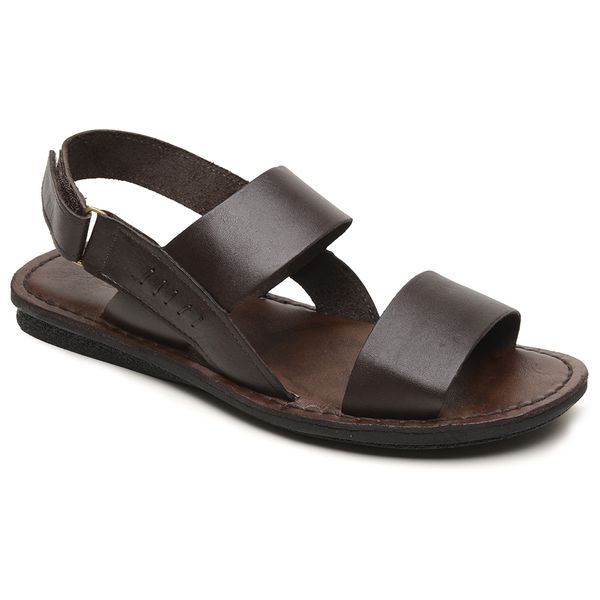 Chinelo Masculino em Couro R26 CAFE