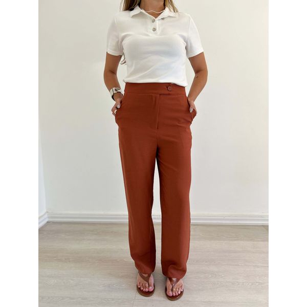 CALÇA TAHILA TERRACOTTA