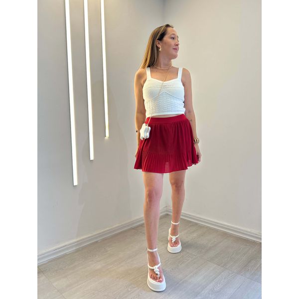 SHORTS SAIA BLEIQUE VERMELHO 