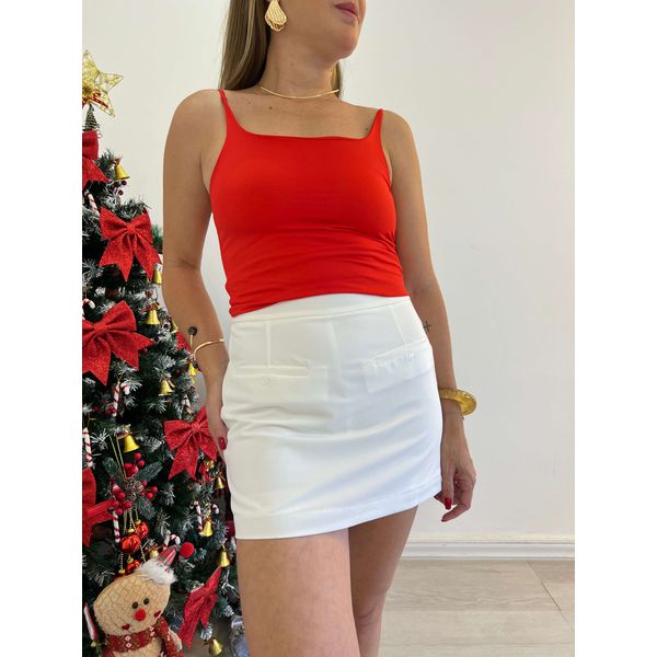 SHORTS SAIA PENNY BRANCO 