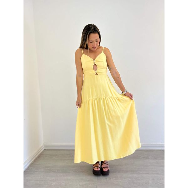 VESTIDO DORIANA AMARELO