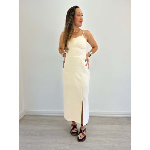VESTIDO TALYAN CREME