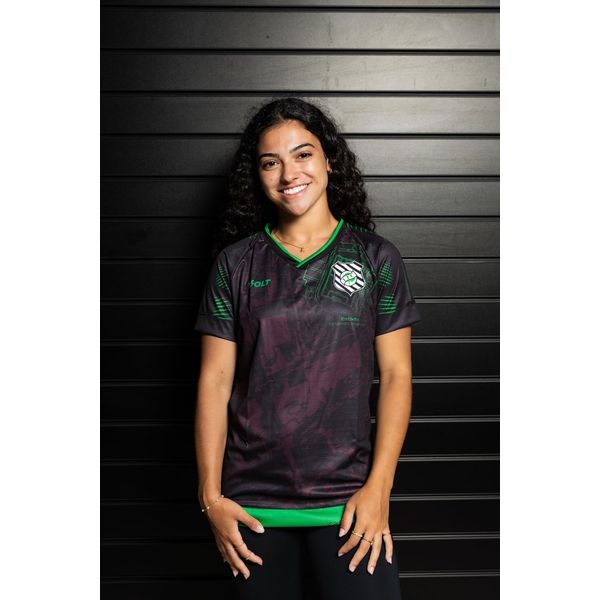 Camisa Feminina Aquece 2024 Figueirense Preto Volt 