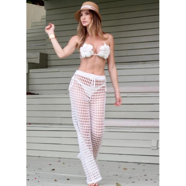 Calça Tricot Marbella Off White