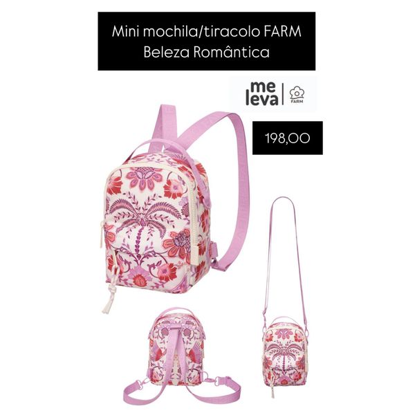 Mini mochila FARM Beleza Romantica