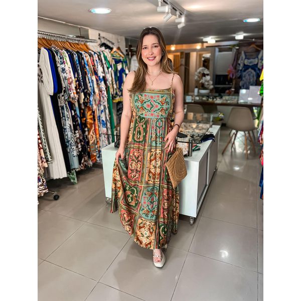 Vestido FARM Naipe Animal