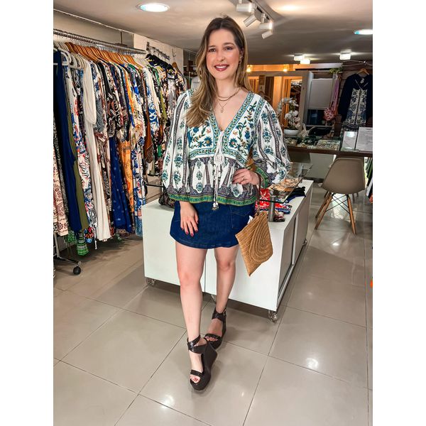Blusa FARM Manoela