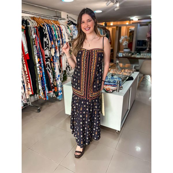 Vestido FARM Lenço Lili