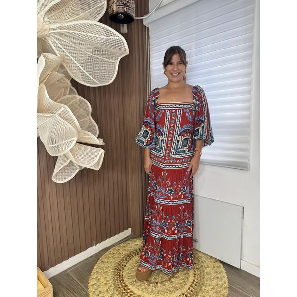 Vestido FARM Lenço Náutico