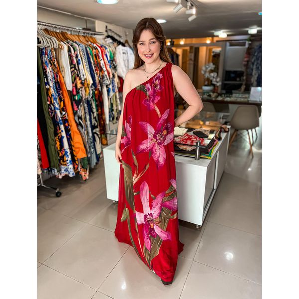 Vestido FARM Floral Orquidea