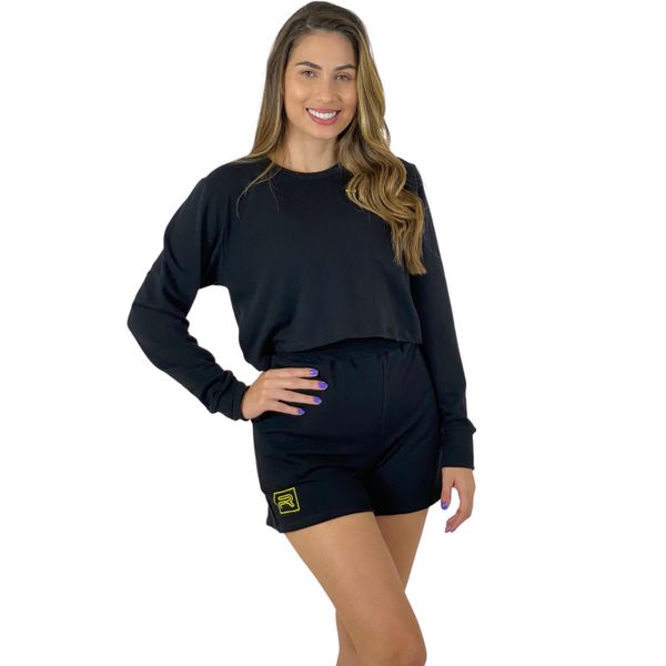 Conjunto de Moletinho - Preto