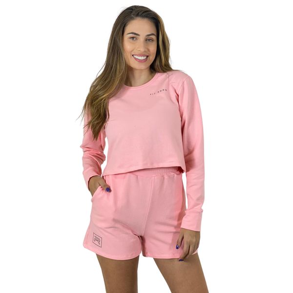 Conjunto de Moletinho - Rosa