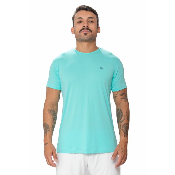 T-shirt Masculina Básica - Azul celeste