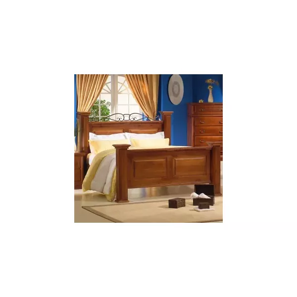 Cama de Casal Peseira Alta Hacienda - Domus Móvel