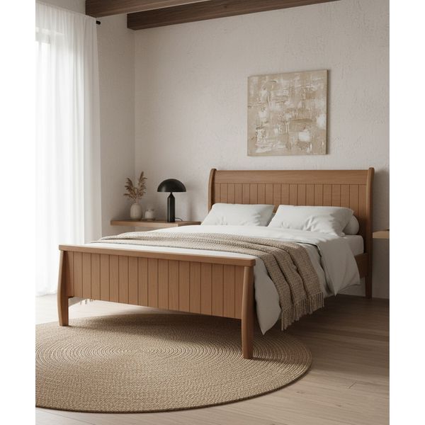Cama de Casal Milão - Madeira Maciça - Móveis de Gramado
