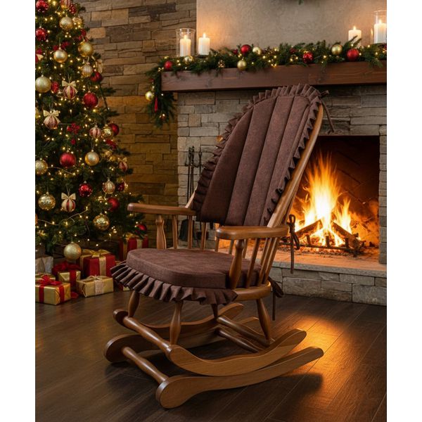 Cadeira De Balanço Elefante Marrom 1,18/40 X 64 X 50 - Móveis De Gramado