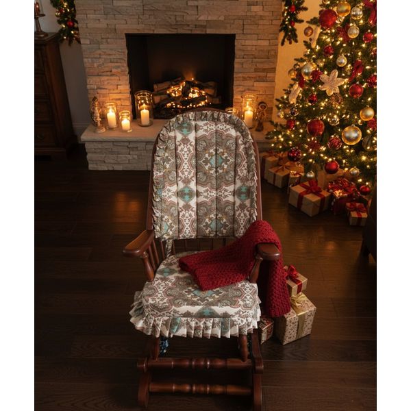 Cadeira De Balanço Mandalas 1,18/40 X 64 X 50 - Móveis De Gramado