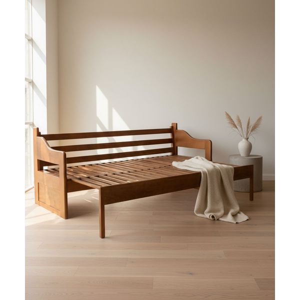 Sofá Cama Petropolis - Madeira Maciça - Móveis de Gramado