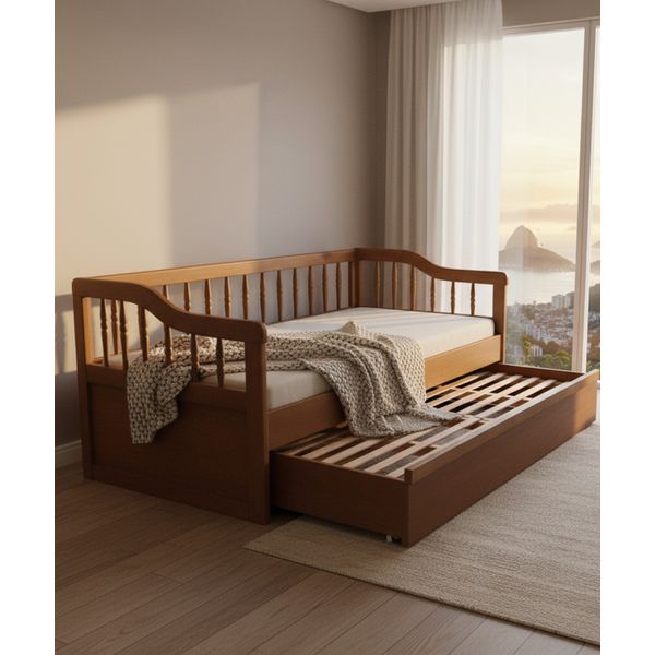 Bicama Sem Gavetas Versális - Madeira Maciça - Móveis de Gramado