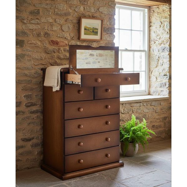 Cômoda Gramado Porta Jóias 80 x 50 x 1,20 - Madeira Maciça - Móveis de Gramado