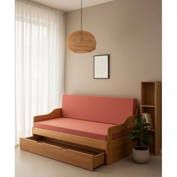 Sofa Cama Tricama Estrela - Madeira Maciça - Móveis de Gramado