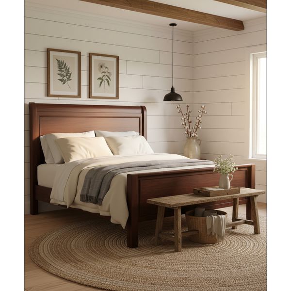 Cama Hortência - Madeira Maciça - Móveis de Gramado