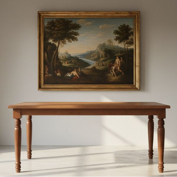 Mesa Retangular Bom Jesus - Madeira Maciça - Móveis de Gramado