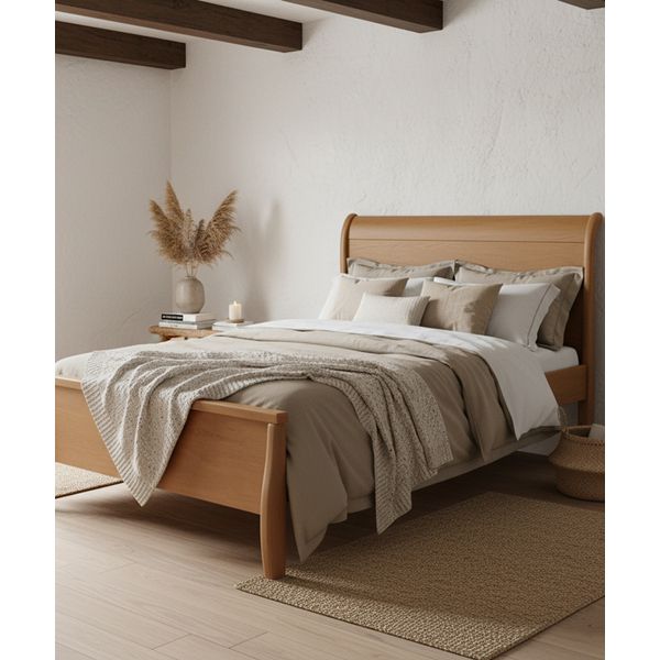 Cama Kansas - Madeira Maciça - Móveis de Gramado