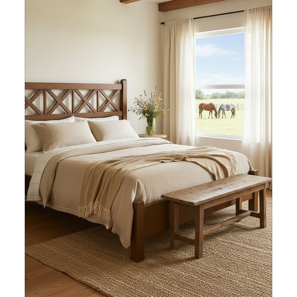 Cama Mirassol - Madeira Maciça - Móveis de Gramado