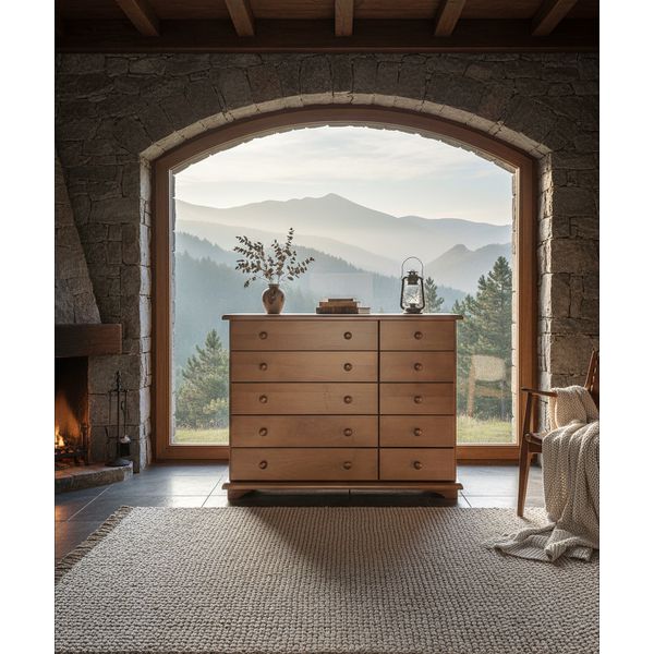 Cômoda Dubaí - Madeira Maciça - Móveis de Gramado