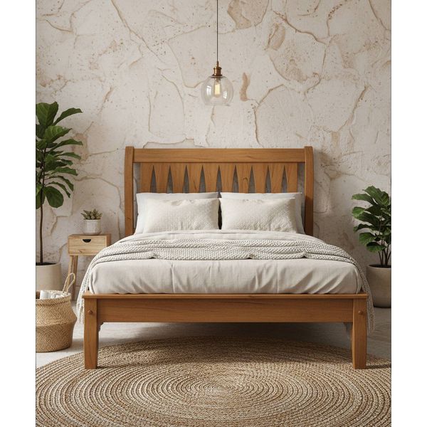 Cama Girassol - Madeira Maciça - Móveis de Gramado