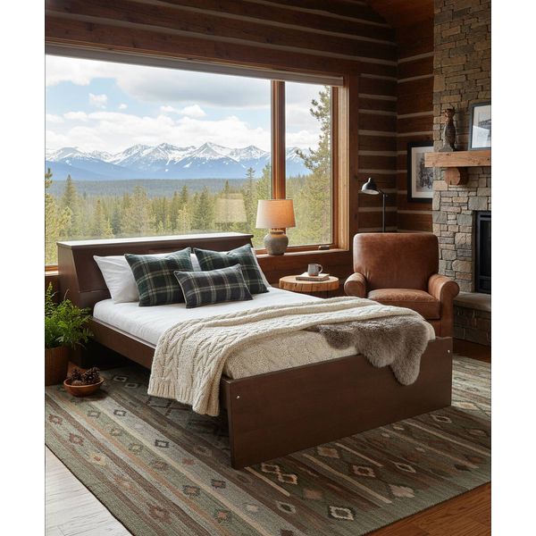 Cama Com Baú - Madeira Maciça - Móveis de Gramado