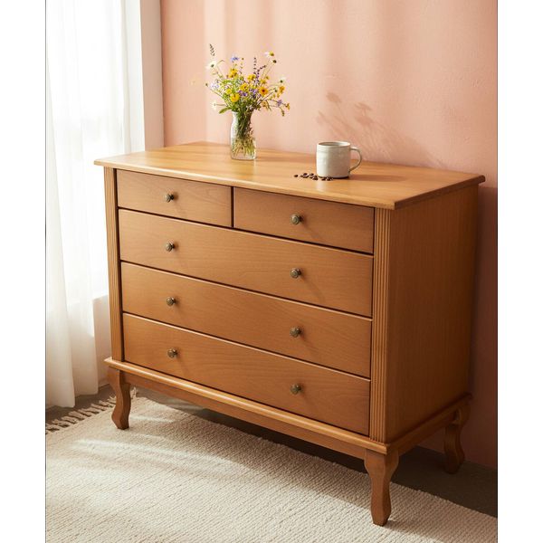 Cômoda Imperial 1,00 x 55 x 1,10 - (05 Gavetas) - Madeira Maciça - Móveis de Gramado