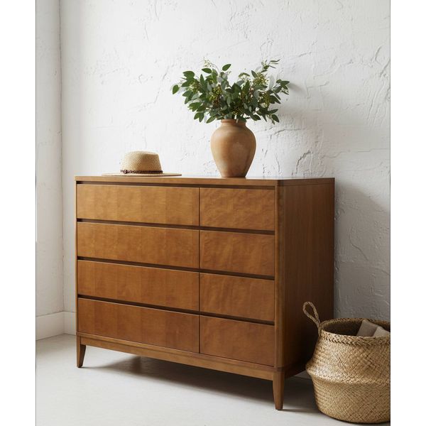 Cômoda Flores 1,00 x 55 x 1,10 - (08 Gavetas) - Madeira Maciça - Móveis de Gramado