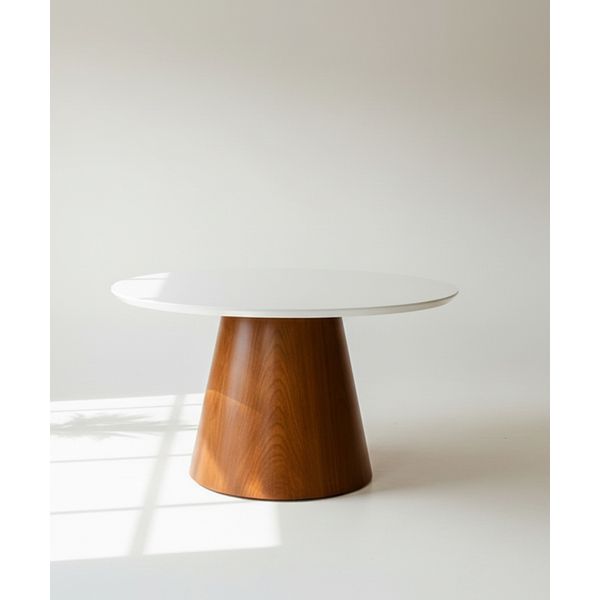 Mesa Redonda Novaes - Madeira Maciça - Móveis de Gramado